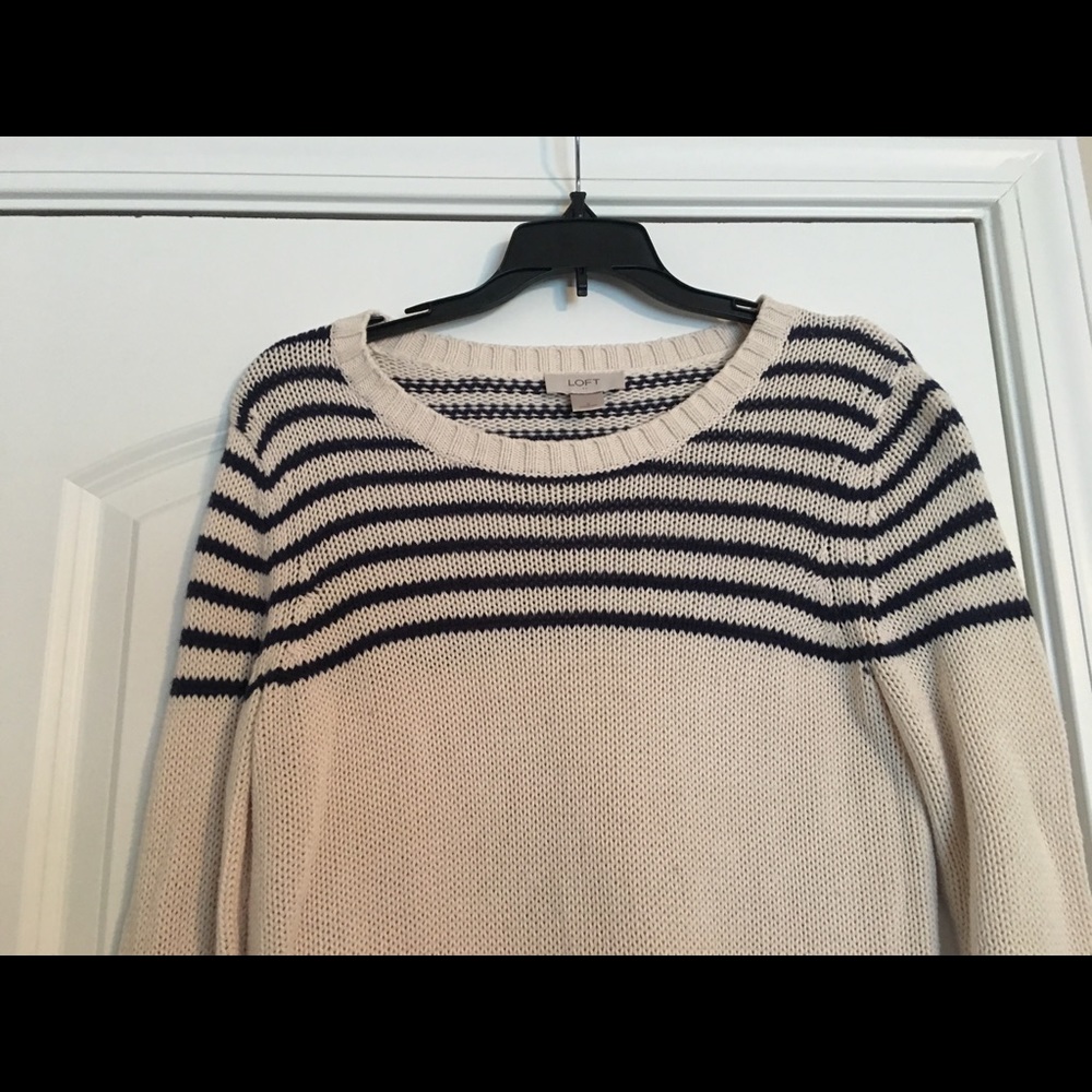 Loft striped sweater